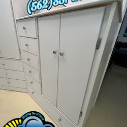 White Closet Pacoima Wardrobe Closet Ropero New Chest 