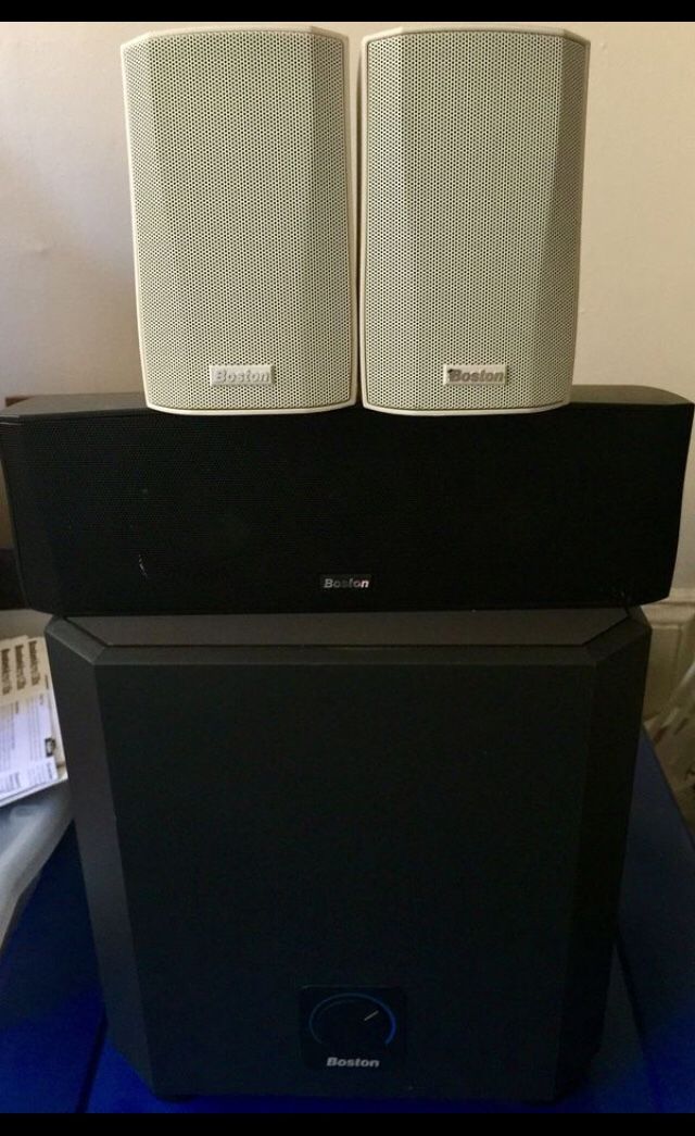 Boston speakers and subwoofer