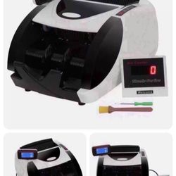 Delivery Free Money Counter Bill Cash Currency Counting Machine UV MG Counterfeit Detector USD