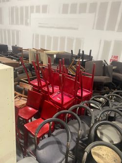 Red chairs