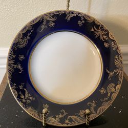 Vintage Lomonosov Porcelain Dessert Salad Plate made in USSR