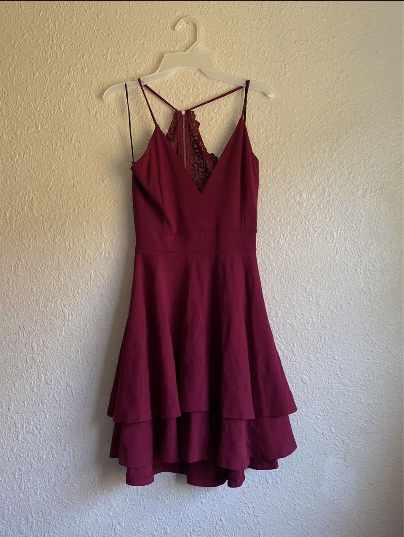 Burgundy Dress