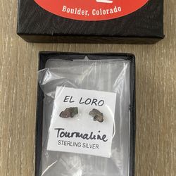 El Loro Sterling Silver Tourmaline Earrings