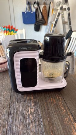 MOMYEASY Baby Food Maker, Multifunction Processor Chopper Grinder, Baby Food Steamer and Puree Blender in-One, with Bottle Warmer, Auto Cooking &