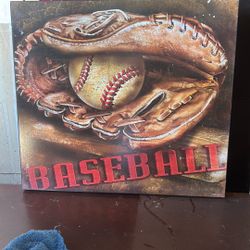 2 Wall Decor And 1 Football Lamp