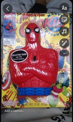 Spiderman Bank & Old Cookies