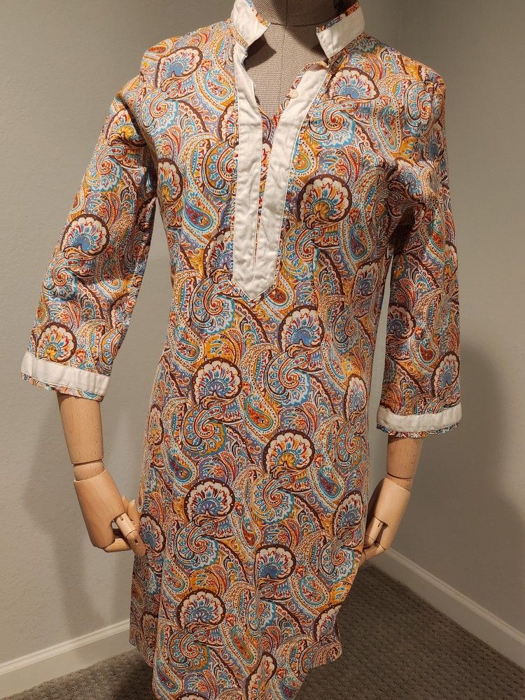 Peter Millar Paisley Tunic Style Top