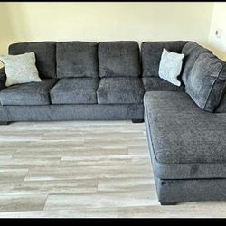 Altari Slate 2 Piece Sofa Chaise Sectional 