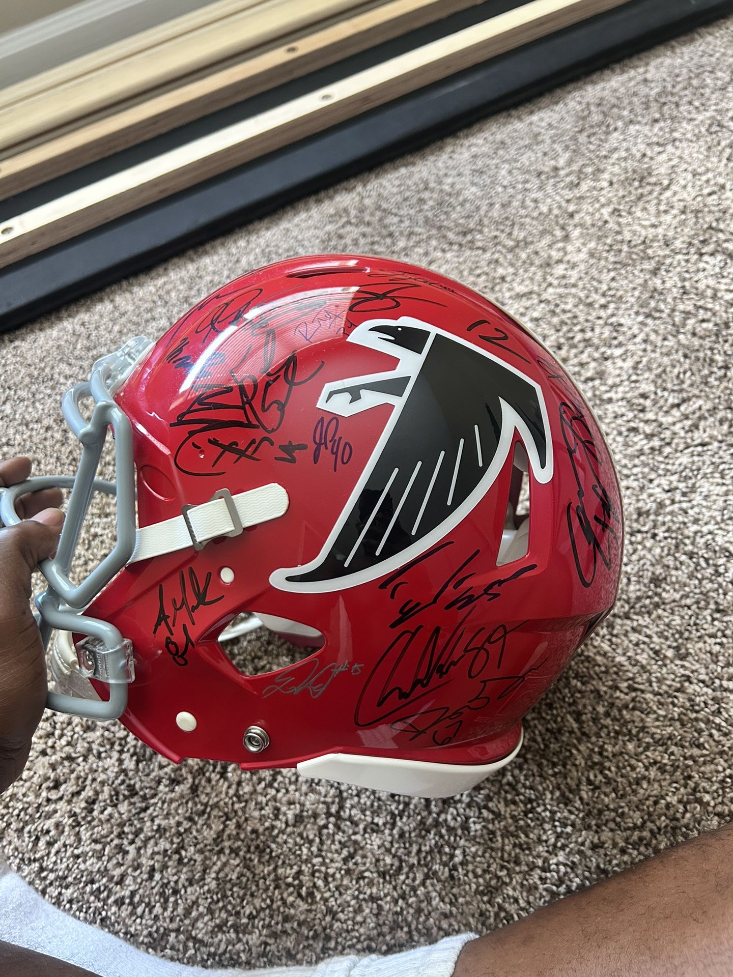 Atlanta Falcons Autographed Helmet