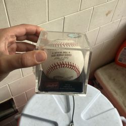 Still Wrapped Official 2005 World Series Game Ball