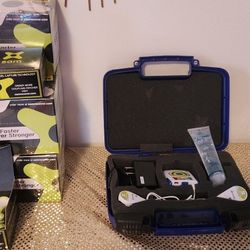 Like New Sam Sport Portable Ultrasound Unit With Several Bpxes Of New Couplings