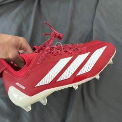 Adidas Electric.1 Football Cleats Size 9.5 Men’s Red