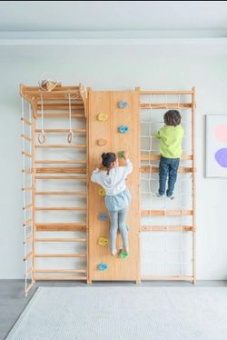 Indoor Jungle Gym & Crashpad for Kids - Brand New and Assembled!