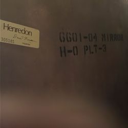 Henkel Harris Credenza And Henredon Louis 14th Mirror 