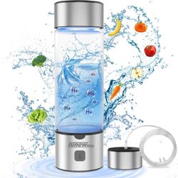 new Hydrogen Water Bottle Generator, 23000ppb Portable Water Ionizer Machine with SPE/PEM Technology in 3-Minute Electrolysis, Rechargeable Hydrogen R
