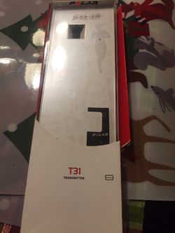 Polar T31 coded chest strap transmitter and elastic strap. Medium size