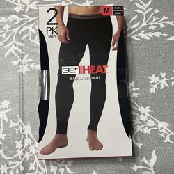 2 Pack Men’s-32 Degree Heat Base Layer Pant