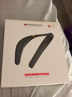 Monster Boomerang Wearable Speaker – Like New