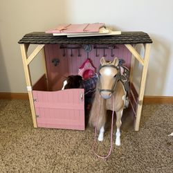 My Generation Doll Horse Barn & Horses