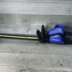 Kobalt KHT 240-07 40V Lithium-Ion Cordless Hedge Trimmer (Tool Only) No Battery