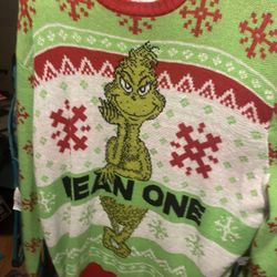 GRINCH ugly Christmas sweater