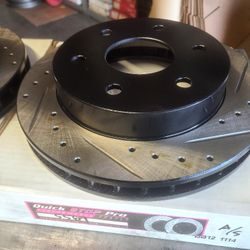 Escalade Blazer K1500 K2500 Tahoe Yukon Front Performance Brake Rotors Drill Slot