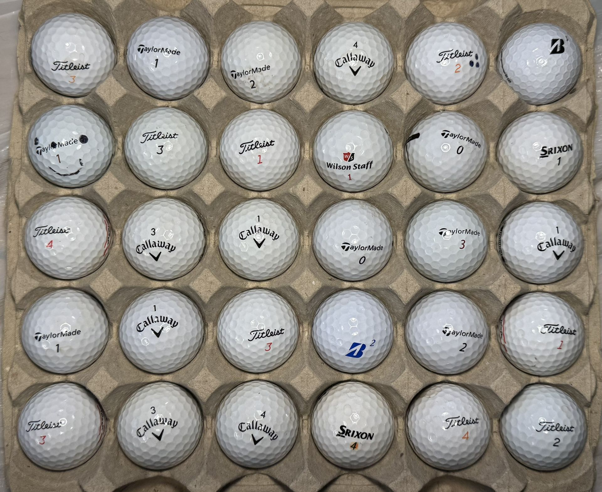 84 (seven Dozen) Premium Brand Name Golf Balls