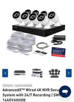 Swann 16 channel 8 cameras security kit 4K BRAND NEW!!!