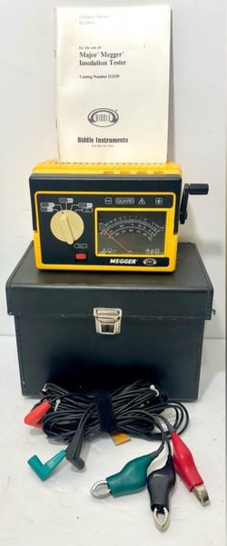 Biddle Megger MJ159 1kV Hand-Cranked Insulation Tester 212159 Megaohmmeter 07239