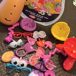 Used Playskool Mrs. Potato Head Silly Suitcase Parts Pieces Original