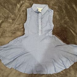 sleeveless shirt dress with ruffles Size 4 by Chasing Fireflies