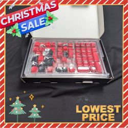 Sakura Girl Red Keycaps Set