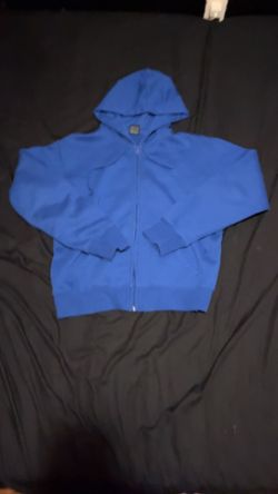 Royal Blue Blank Hoodie