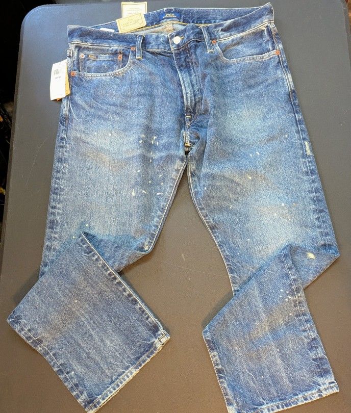 New men Polo slim fit 36x30 jeans