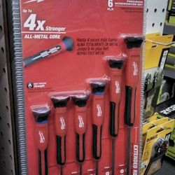 MILWAUKEE 6PC./P. PRECISION SCREWDRIVER SET 