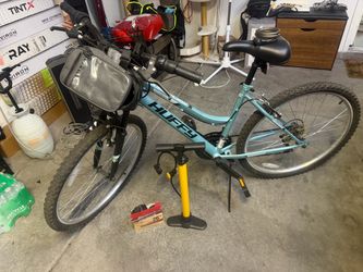 Huffy 26" Mountain Bike - Light Blue - Includes Accessories and Extras!