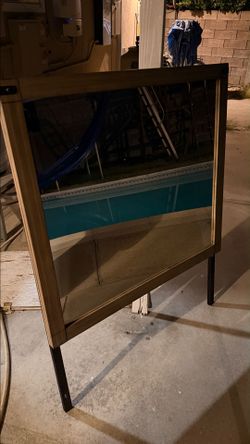 Dresser with mirror