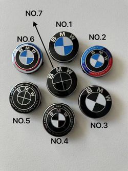 Bmw floating wheel center caps four pieces Including installation fee