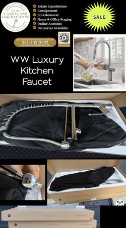 Brand New In Box Designer Water Works Kitchen Faucet 