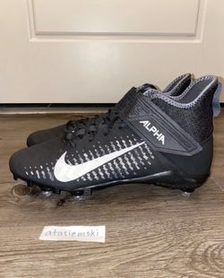 Nike Mens 12.5 Alpha Menace Pro 2 MID Detachable CK4277-001 White Football Cleat
