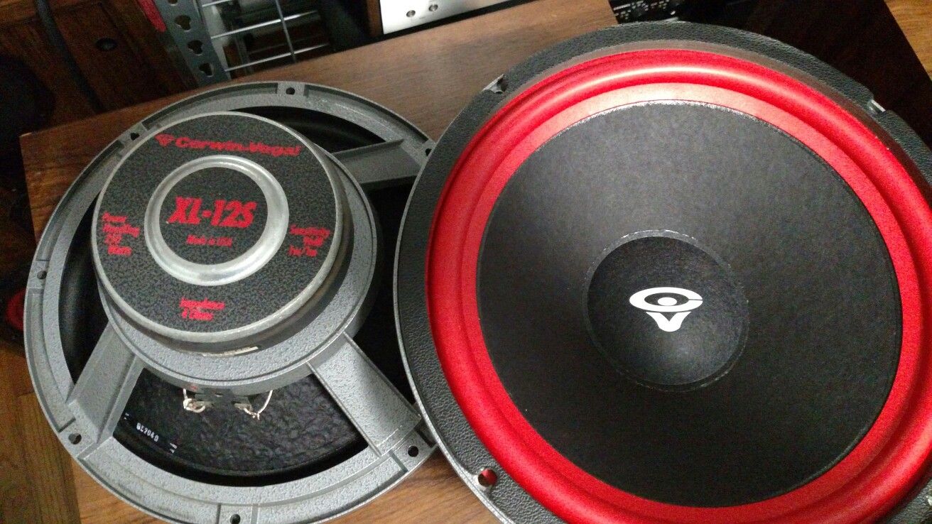 12" Cerwin Vega XL-12S Speakers