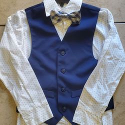 New 3pc Dress Shirt. Size 8 Regular