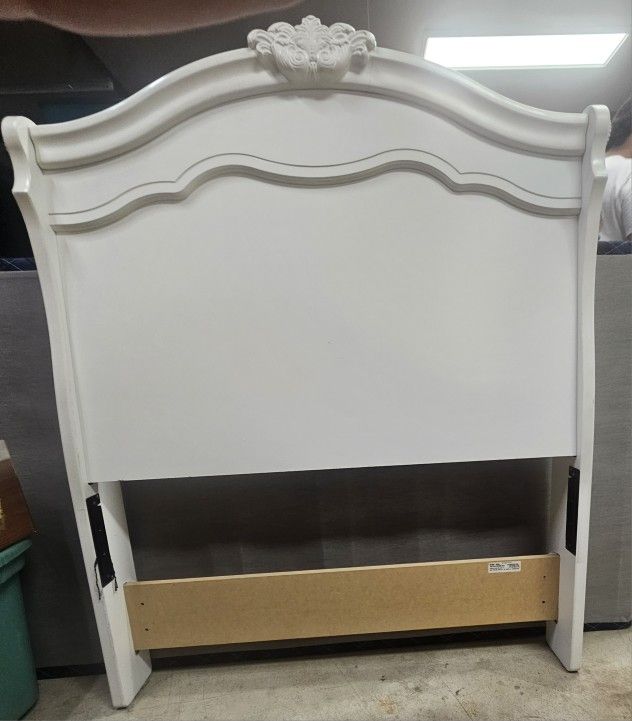 Twin Bed Frame White Wood