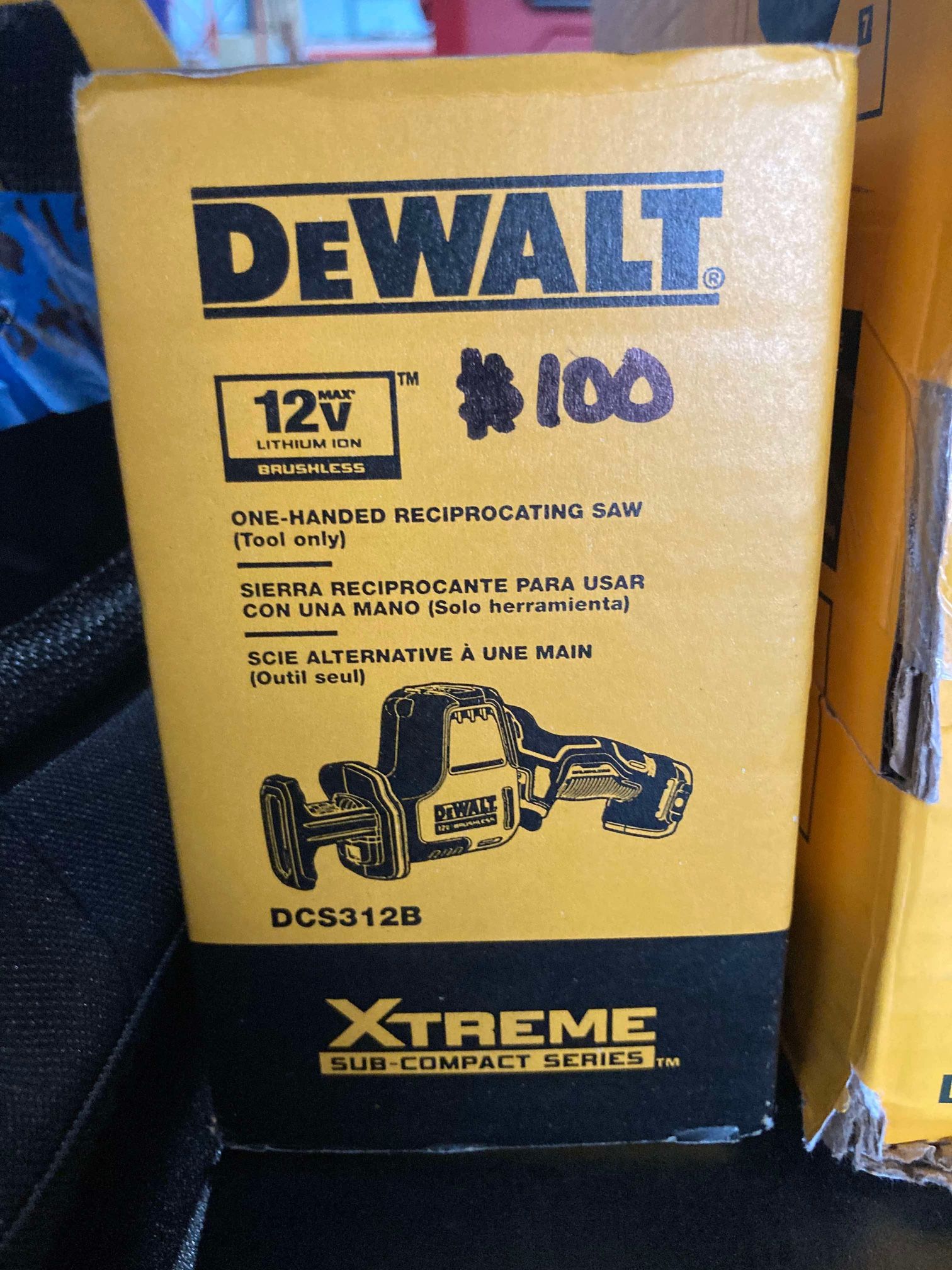 DeWalt One Handed Reciprocating Saw