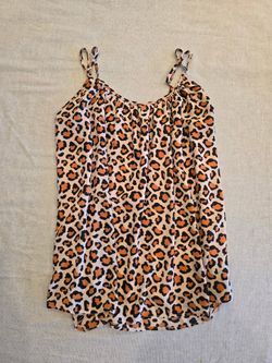 Animal print cami
