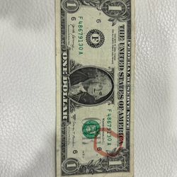 rare dollar bill.