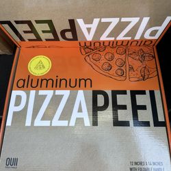 Brand New OUII Pizza Peel Aluminum Metal Pizza Paddle - 12 x 14 inch