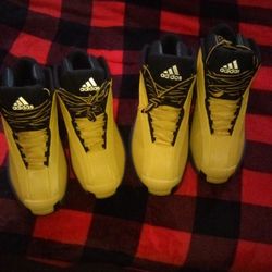 Adidas Kobe 2 Pair One Size 10 One Size 13 Ds
