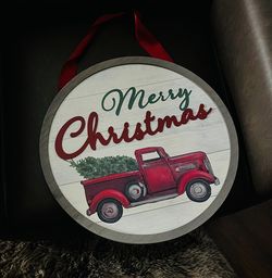 Merry Christmas Hanging Sign
