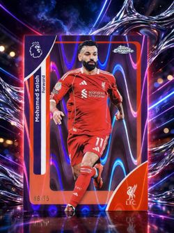 🔥 MOHAMED SALAH — SERIAL NUMBERED 46/75 🔥